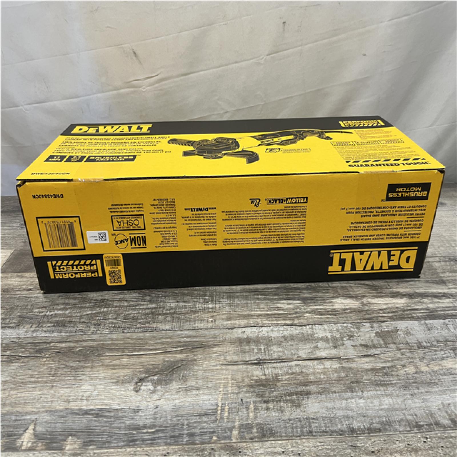 NEW - DEWALT 7 in. Brushless Trigger Switch Small Angle Grinder