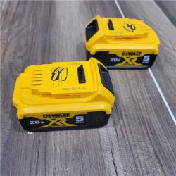 AS-IS DEWALT 20V MAX XR Premium Lithium-Ion 5.0Ah Battery Pack (2 Pack)
