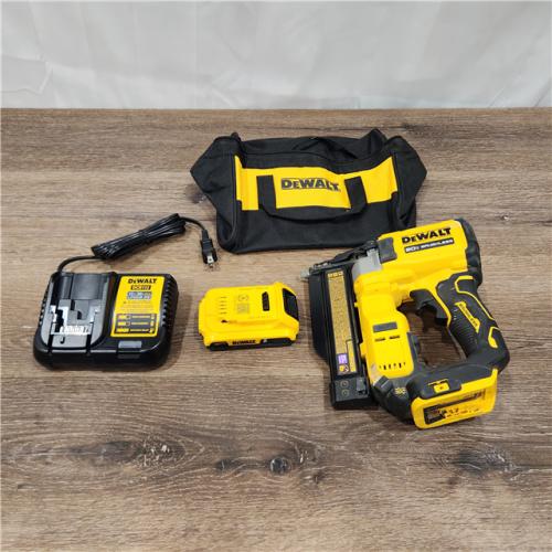AS-IS DEWALT ATOMIC 20V MAX Lithium Ion Cordless 23 Gauge Pin Nailer Kit with 2.0Ah Battery & charge