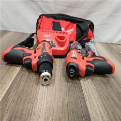 AS-IS Milwaukee M18 FUEL 18V Lithium-Ion Brushless Cordless Hammer Drill and Impact Driver Combo Kit (2-Tool) with 2 Batteries