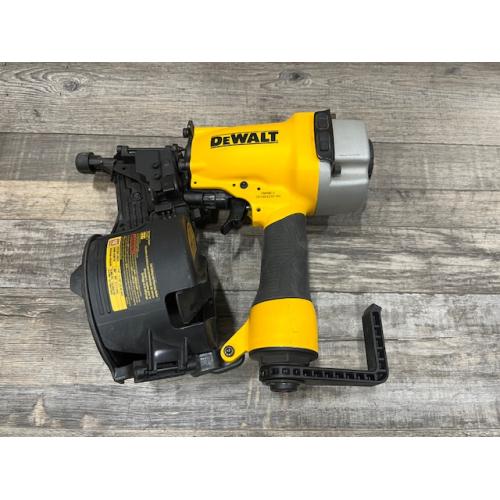 AS-IS DEWALT Pneumatic 15-Degree Coil Corded Siding Nailer