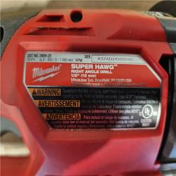 HOUSTON LOCATION - AS-IS Milwaukee FUEL 18V Lithium-Ion Brushless Cordless GEN 2 SUPER HAWG 1/2 in. Right Angle Drill (Tool-Only)