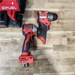 HOUSTON LOCATION - AS - IS Milwaukee 2 Tool Combo Kit W/ (2) Battery & Charger
