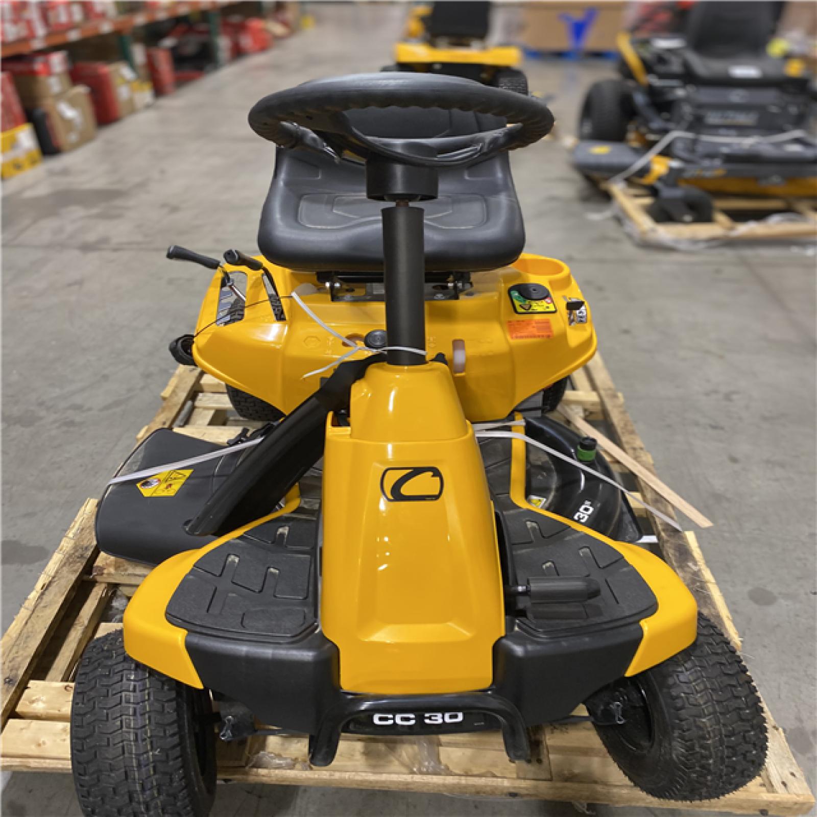 Dallas Location - As-Is Cub Cadet CC 30 in. 10.5 HP Gas Riding Lawn Mower