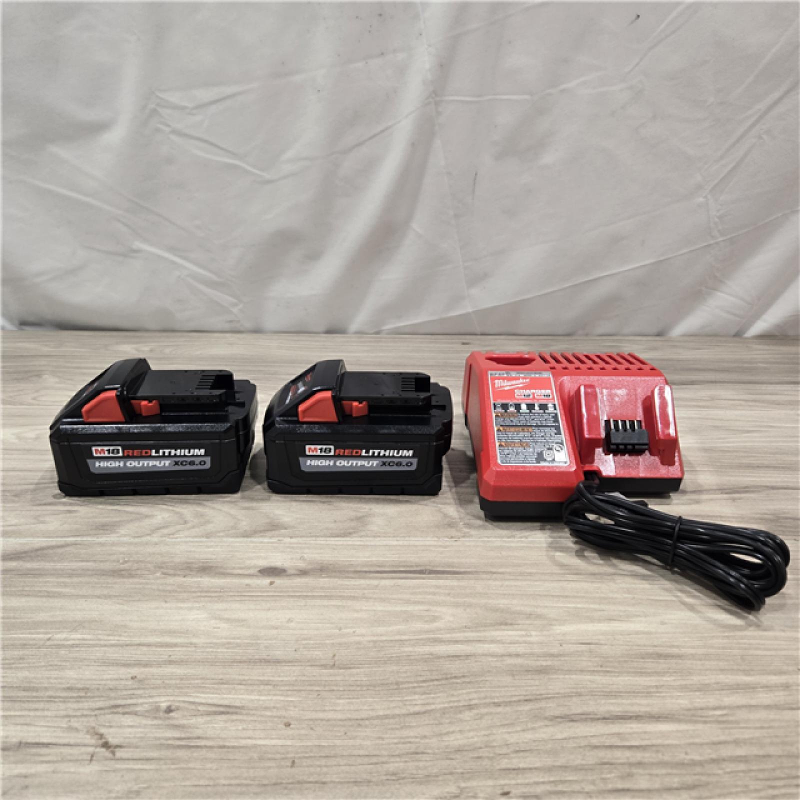 AS-IS Milwaukee 18V Lithium-Ion High Output Battery Starter Kit