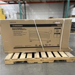DALLAS LOCATION- HUSKY 46 in. W x 18 in. D 9-Drawer Mobile Workbench Cabinet in Gloss Black