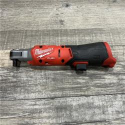 AS-IS Milwaukee FUEL 12V Lithium-Ion Compact 3/8 in. Cordless Ratchet (Tool-Only)