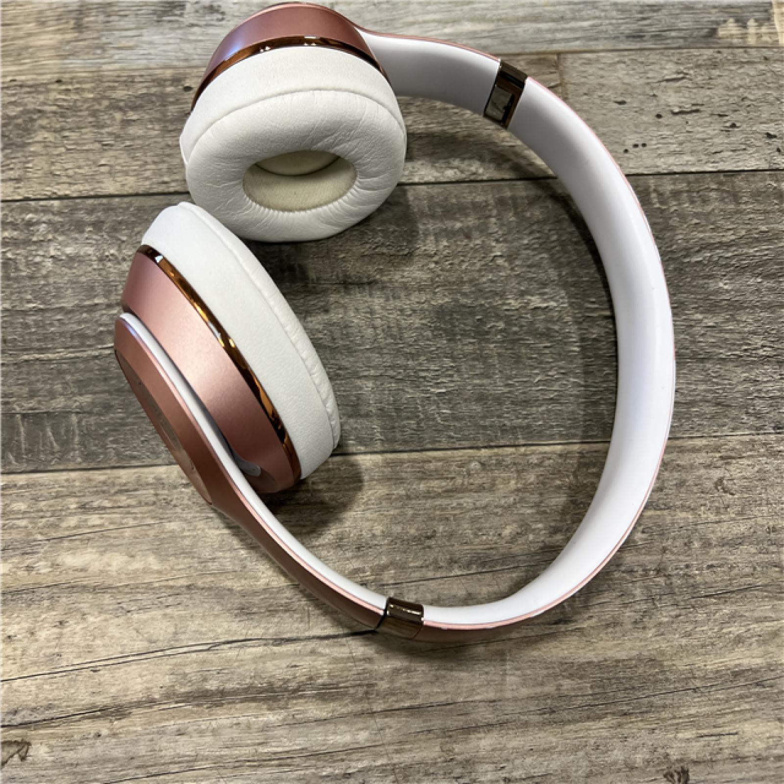 AS-IS Beats Solo3 Wireless On-Ear Headphones -Rose Gold