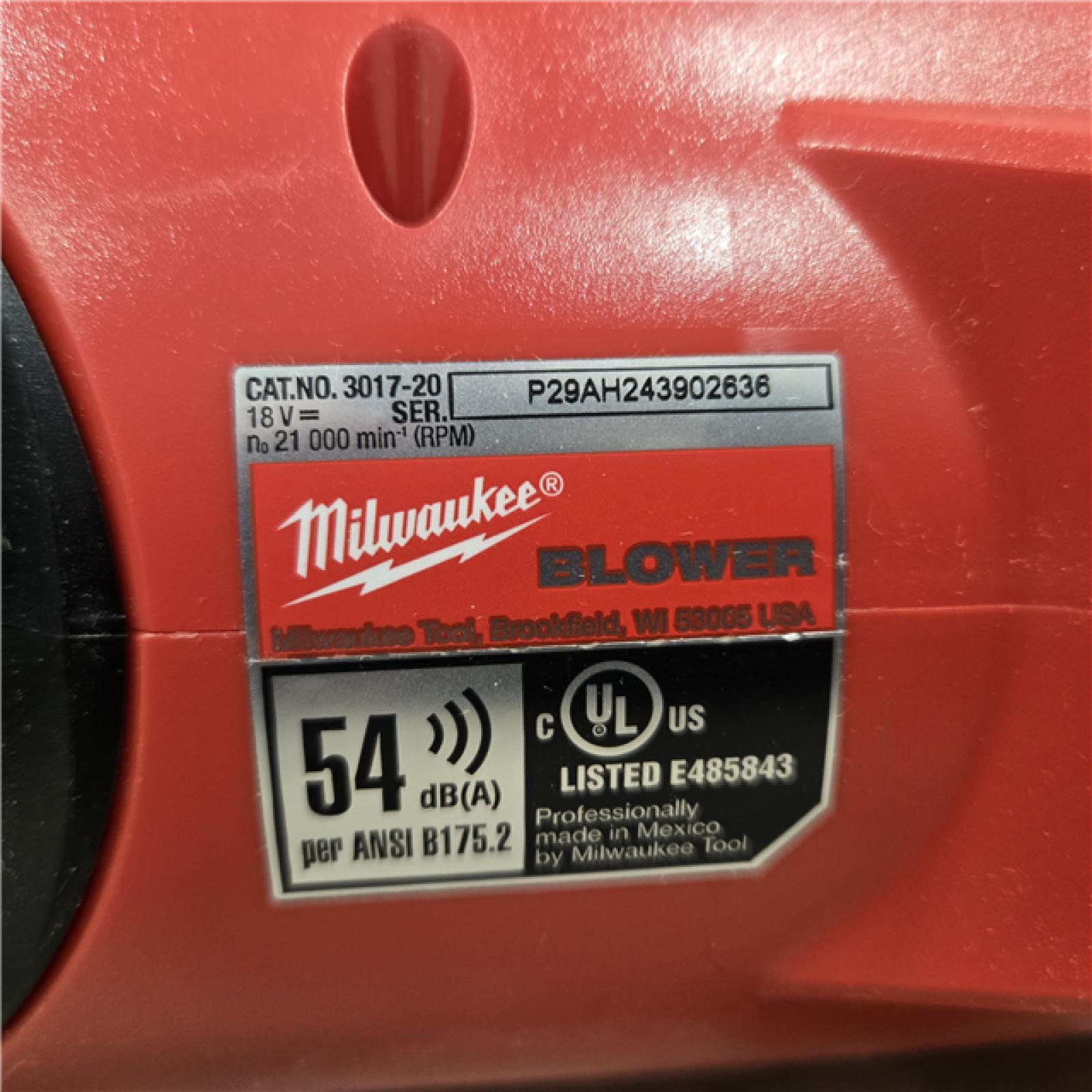 AS-IS Milwaukee M18 FUEL 18V Cordless Handheld Blower (Tool-Only)