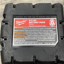 AS-IS Milwaukee 18-Volt Lithium-Ion XC Starter Kit with One 5.0Ah Battery and Charger