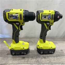 AS-IS RYOBI ONE+ 18V Cordless 2-Tool Combo Kit
