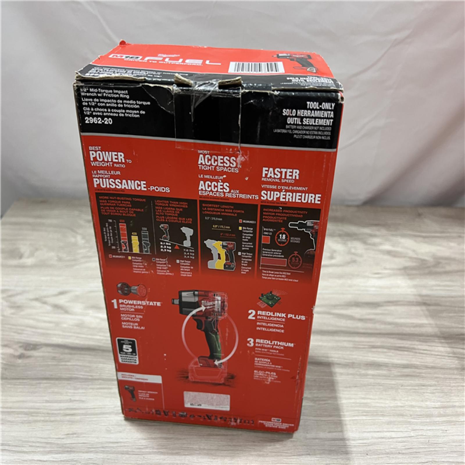 NEW Milwaukee FUEL Gen-2 18V Lithium-Ion Brushless Cordless Mid Torque 1/2 in. Impact Wrench w/Friction Ring (Tool-Only)