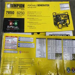 Dallas Location - As-Is Champion 201463 7850W Dual Fuel Generator