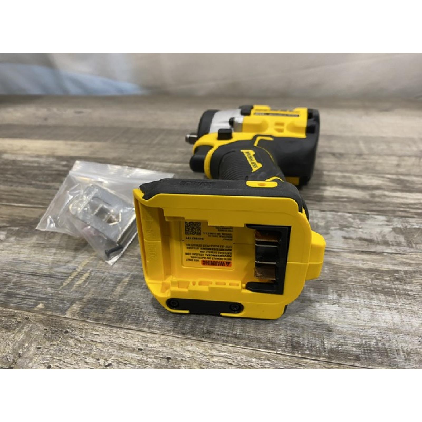 AS-IS DEWALT ATOMIC 20V MAX Cordless Brushless 3/8 in.Variable Speed Impact Wrench (Tool Only)