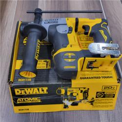 GOOD Dewalt DCH172B MAX Atomic 20V 5/8 Inch Brushless Cordless SDS Plus Rotary Hammer (Tool Only)
