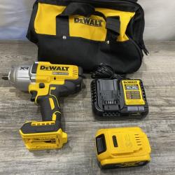 AS-IS DEWALT 20V MAX Lithium-Ion Cordless 1/2 in. Impact Wrench Kit