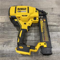 AS-IS DEWALT 20V MAX XR Lithium-Ion Electric Cordless 18-Gauge Brad Nailer (Tool Only)