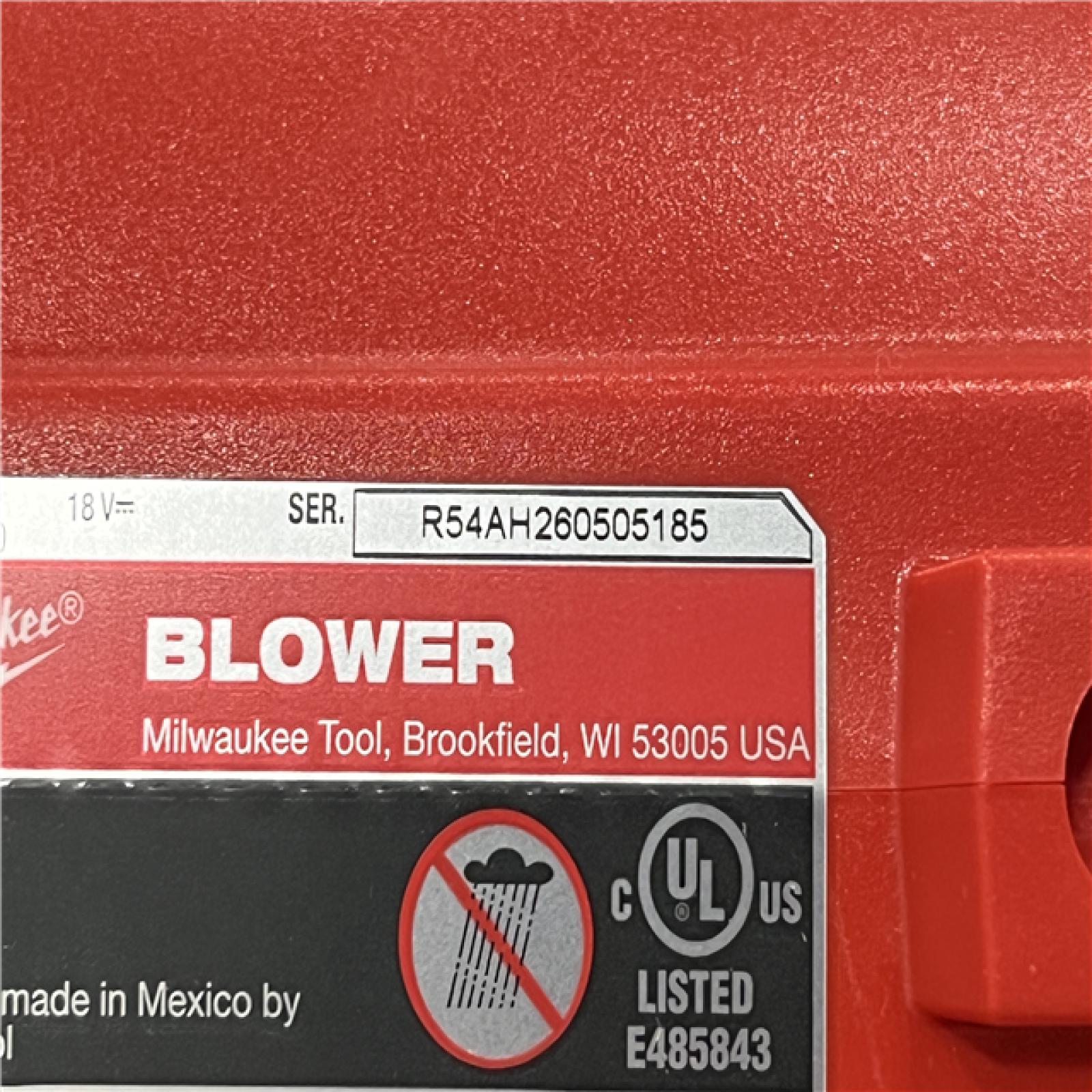 AS-IS Milwaukee Brushless 120 MPH 450 CFM 18V Cordless Handheld Battery Powered Leaf Blower (Tool-Only)
