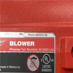 AS-IS Milwaukee Brushless 120 MPH 450 CFM 18V Cordless Handheld Battery Powered Leaf Blower (Tool-Only)