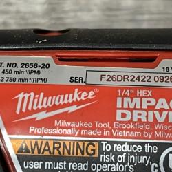 AS-IS Milwaukee 18V Lithium-Ion Cordless Drill Driver/Impact Driver Combo Kit