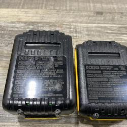 AS-IS DEWALT 20V MAX Lithium-Ion Battery Kit with 5.0Ah and 2.0Ah Battery and Charger