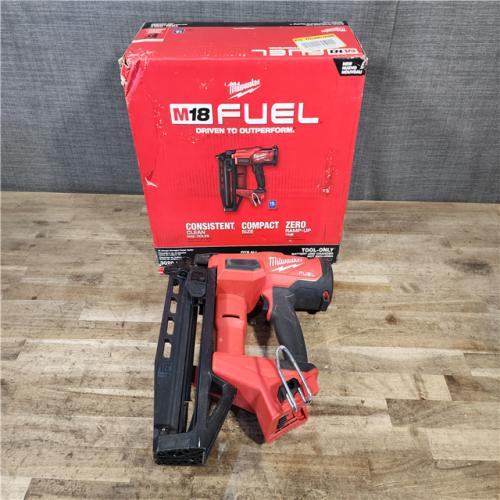HOUSTON LOCATION - AS-IS Milwaukee FUEL 18-Volt Lithium-Ion Brushless Cordless Gen ll 16-Gauge Straight Finish Nailer (Tool Only)