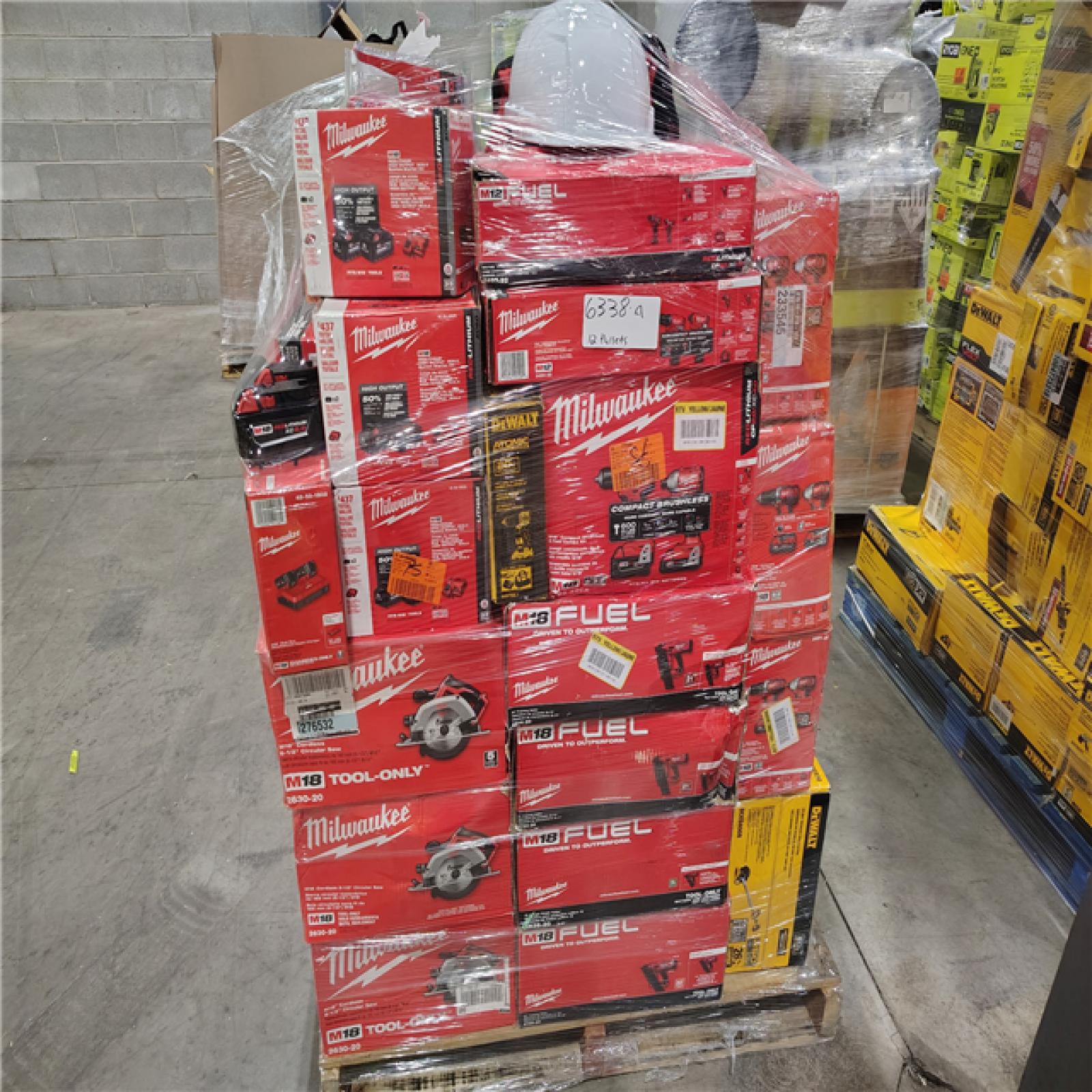 Pittston Location As-Is Power Tools Partial Truckload (12 Pallets) 6338-A