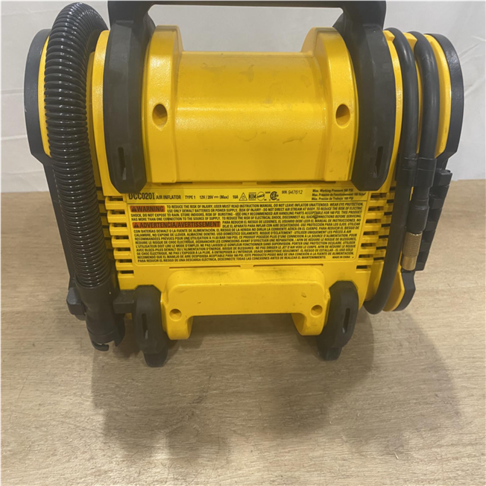 AS-IS DEWALT 20V MAX Cordless Electric Portable Inflator (Tool Only)