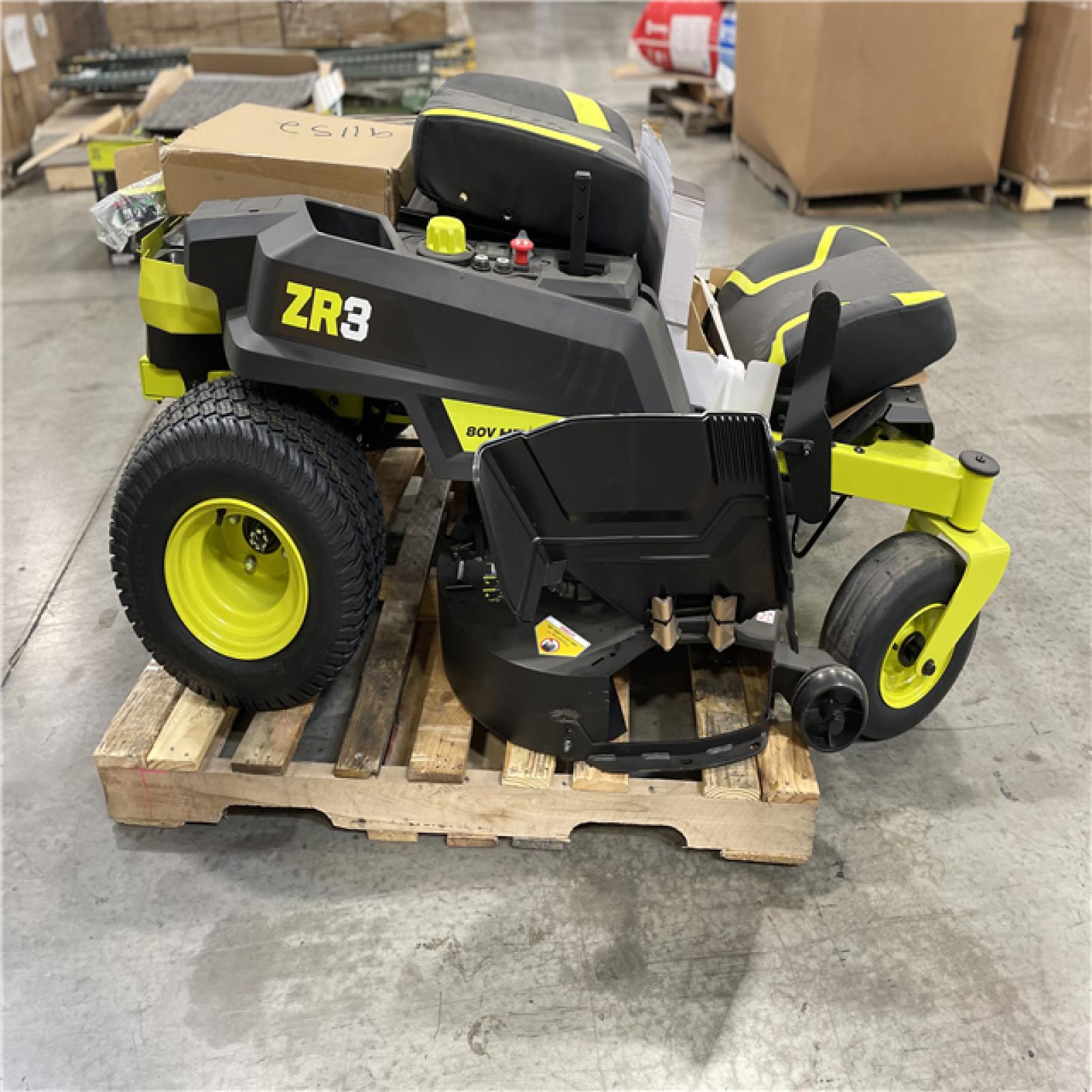 DALLAS LOCATION- RYOBI ZR3 80V HP Brushless 42 in. Electric Cordless ZTR Mower