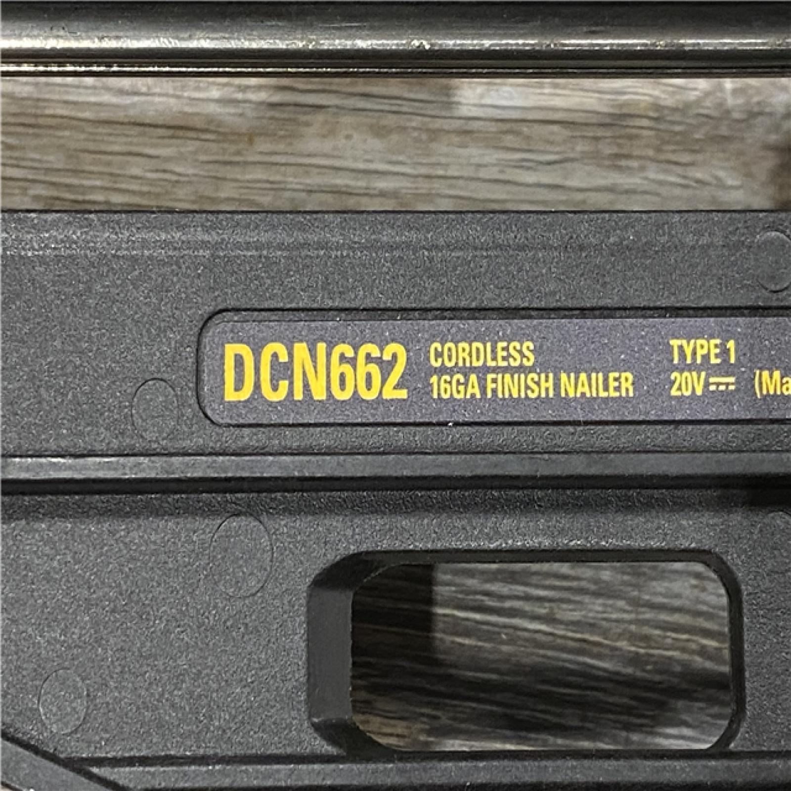 AS-IS DEWALT 20V MAX XR 16-Gauge Lithium-Ion Cordless Finish Nailer (Tool Only)