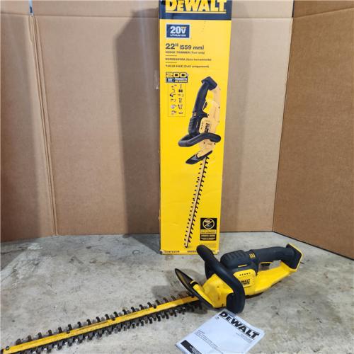 Houston location- AS-IS Dewalt 20V MAX Lithium Ion Hedge Trimmer Bare Tool Only