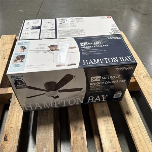 California AS-IS Hampton Bay 52 in. Melrose Indoor Ceiling Fan