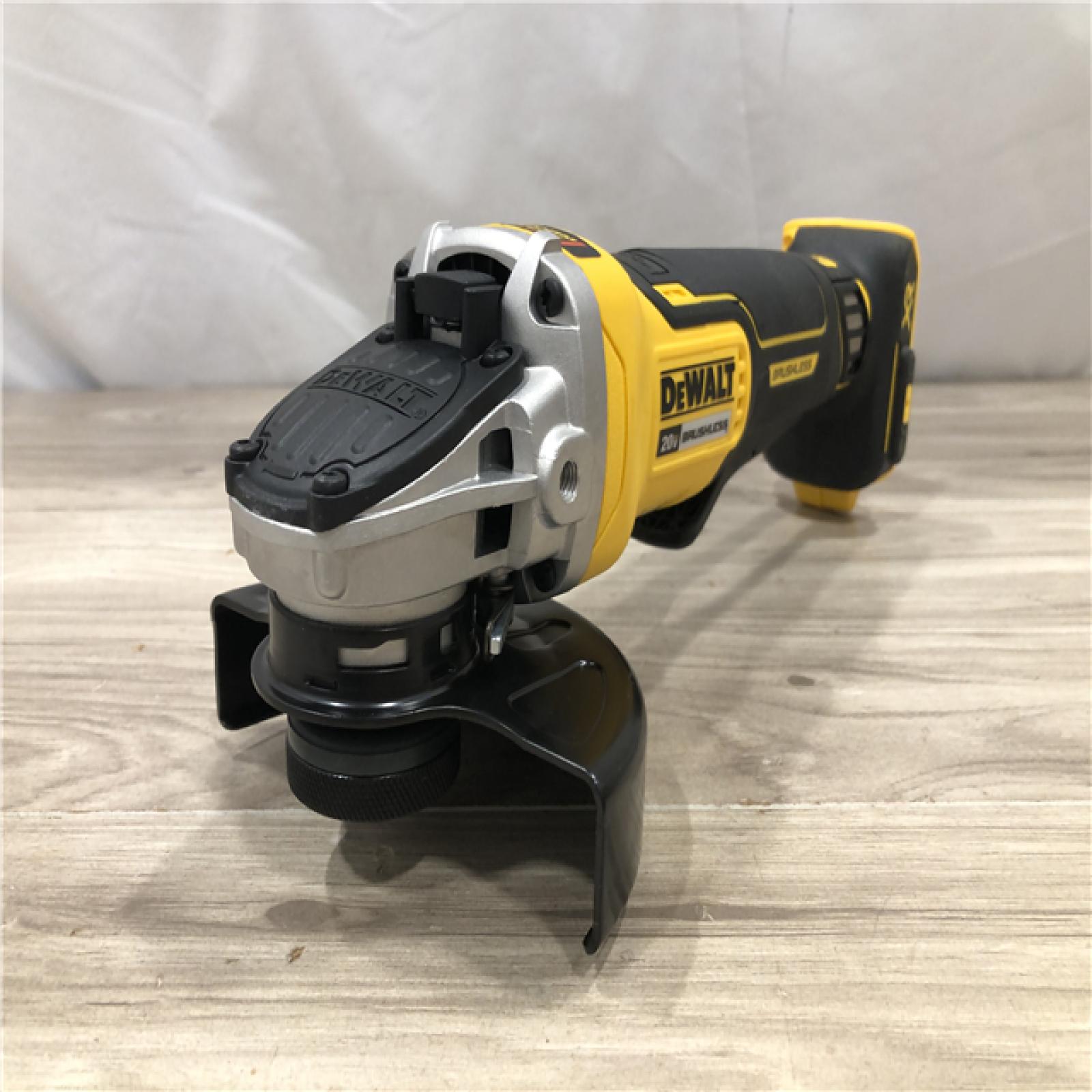 AS-IS DeWalt 20-Volt MAX XR Cordless 4-1/2 in. Small Angle Grinder (Tool-Only)