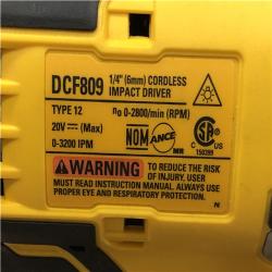 AS-IS DEWALT Atomic 20V Max Lithium-Ion Brushless Cordless Compact 1/4 in. Impact Driver Kit