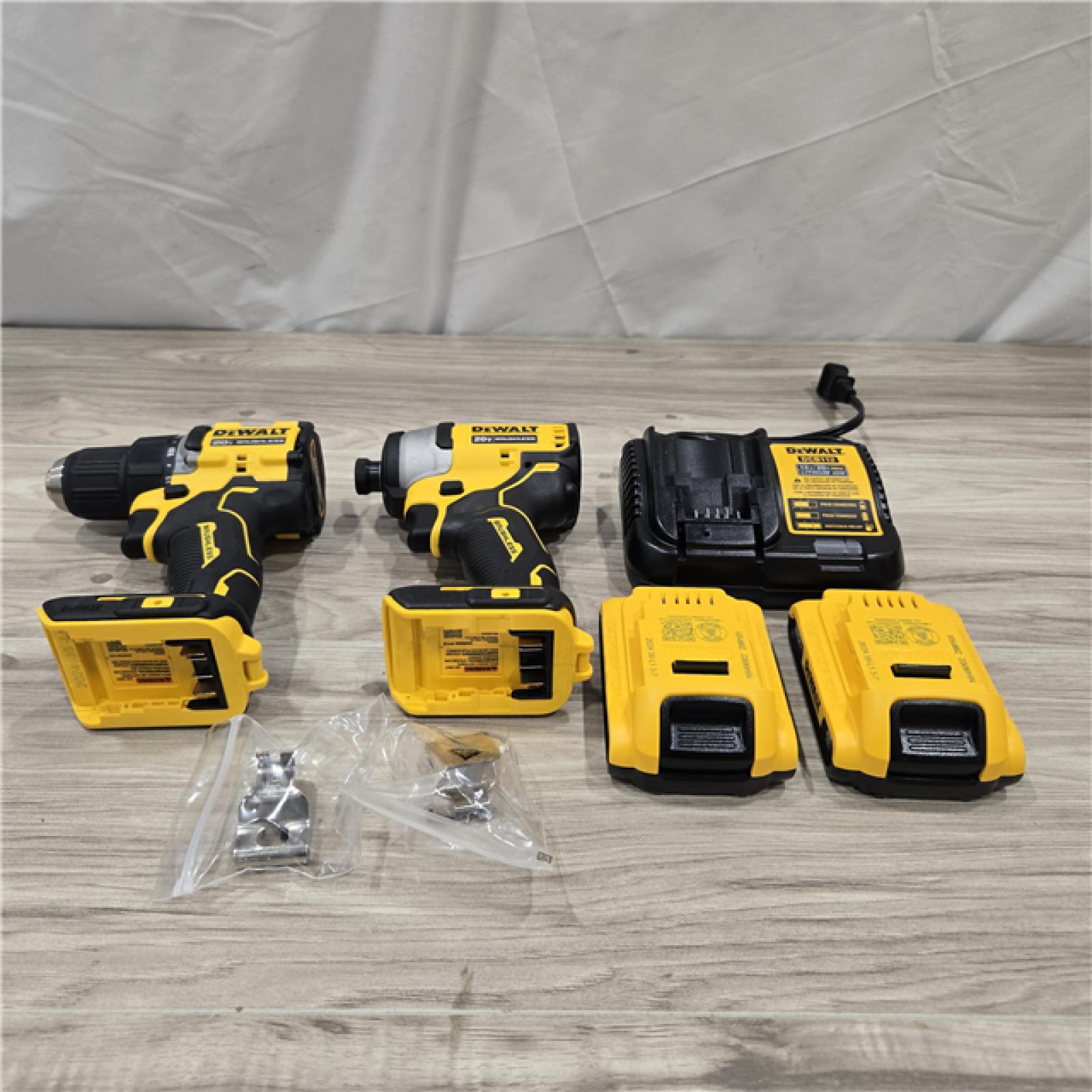 AS-IS Dewalt DCK225D2 20V MAX Cordless Drill Driver and Impact Driver Combo Kit