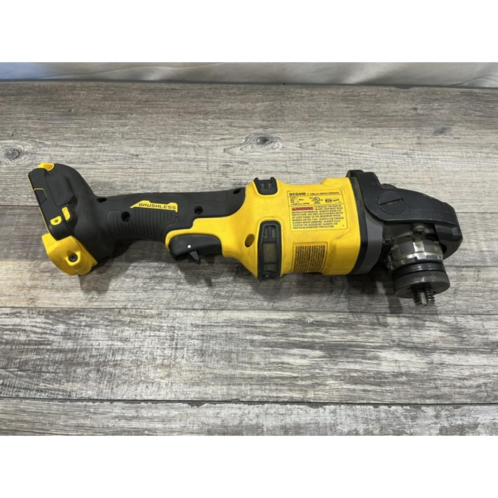 AS-IS DEWALT FLEXVOLT 60V Cordless 7 in. Angle Grinder (Tool-Only)