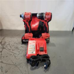 AS-IS- Milwaukee M18 Compact Brushless 2-Tool Combo Kit