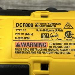 AS-IS DEWALT Atomic 20V Max Lithium-Ion Brushless Cordless Compact 1/4 in. Impact Driver Kit
