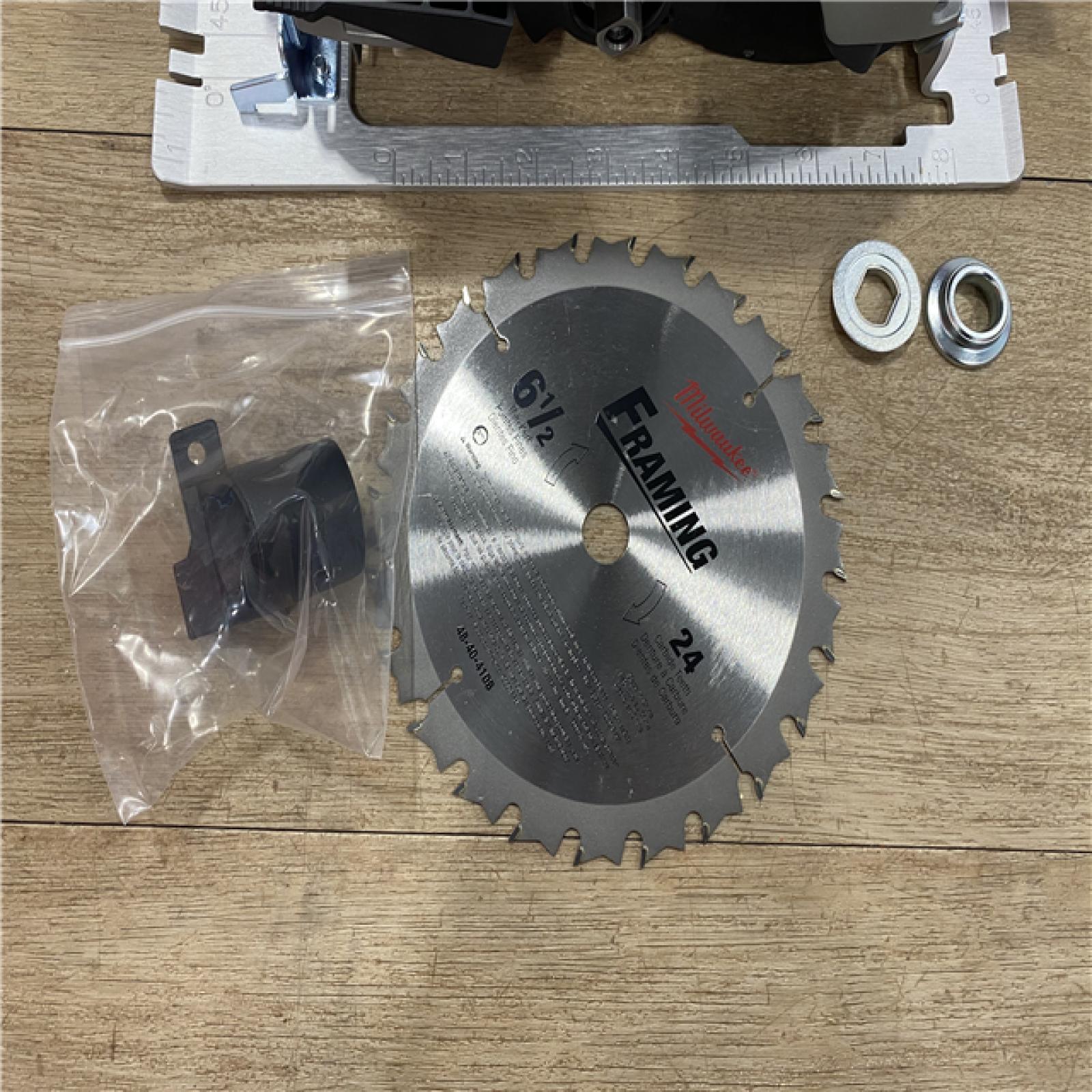 AS-IS Milwaukee 18V Lithium-Ion Cordless 6-1/2 in. Circular Saw (Tool-Only)