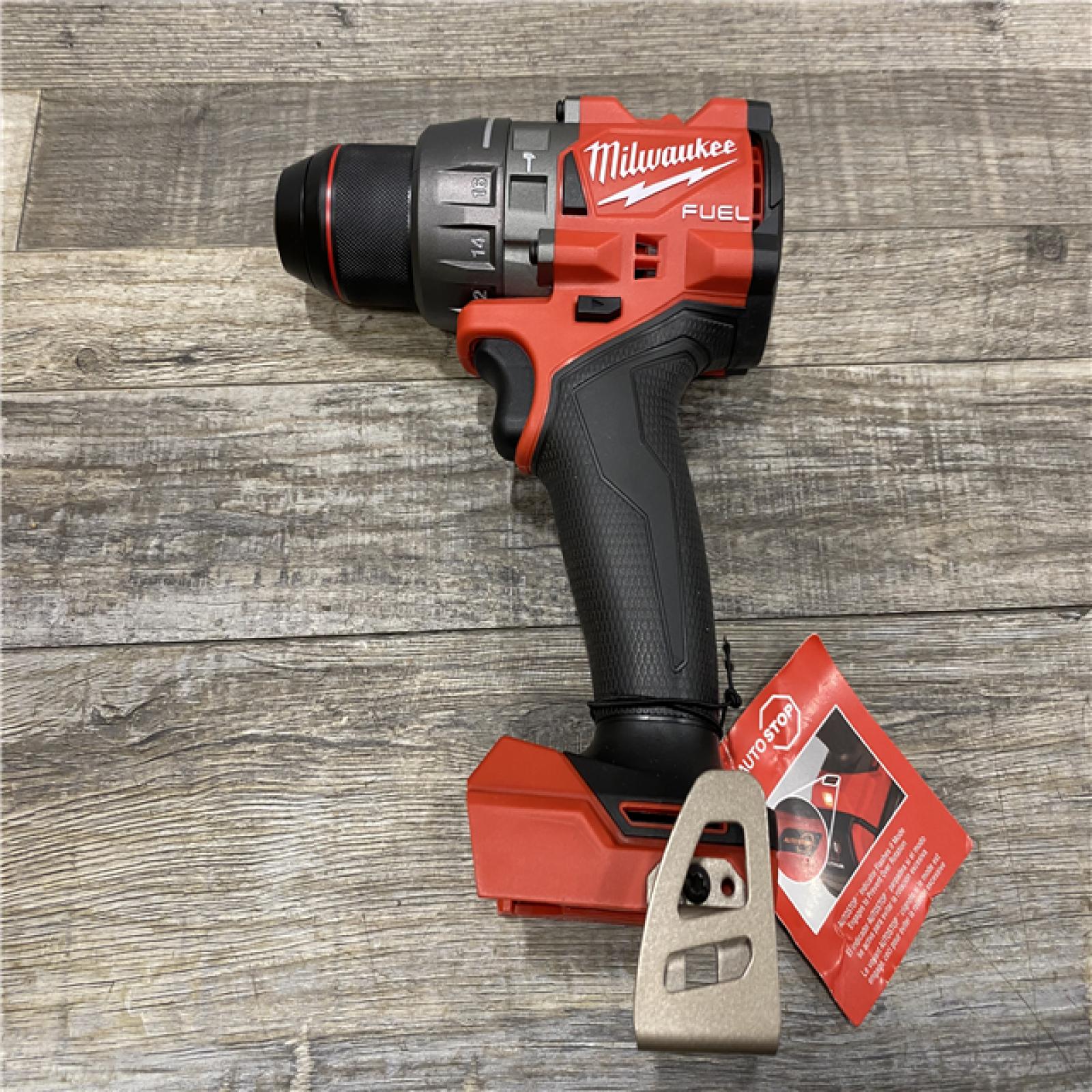 AS-IS Milwaukee FUEL 18V Lithium-Ion Brushless Cordless 1/2 in. Hammer Drill Driver Kit