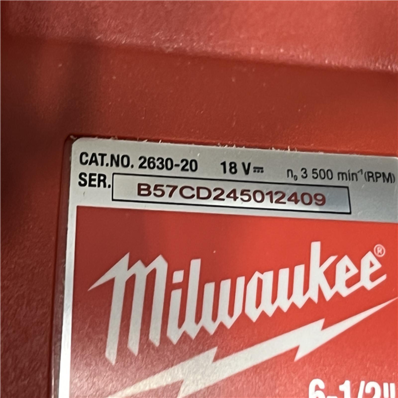 AS-IS Milwaukee 18V Lithium-Ion Cordless 6-1/2 in. Circular Saw (Tool-Only)