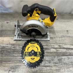 AS-IS DEWALT 20-Volt MAX Lithium-Ion Cordless 6-1/2 in. Circular Saw (Tool-Only)