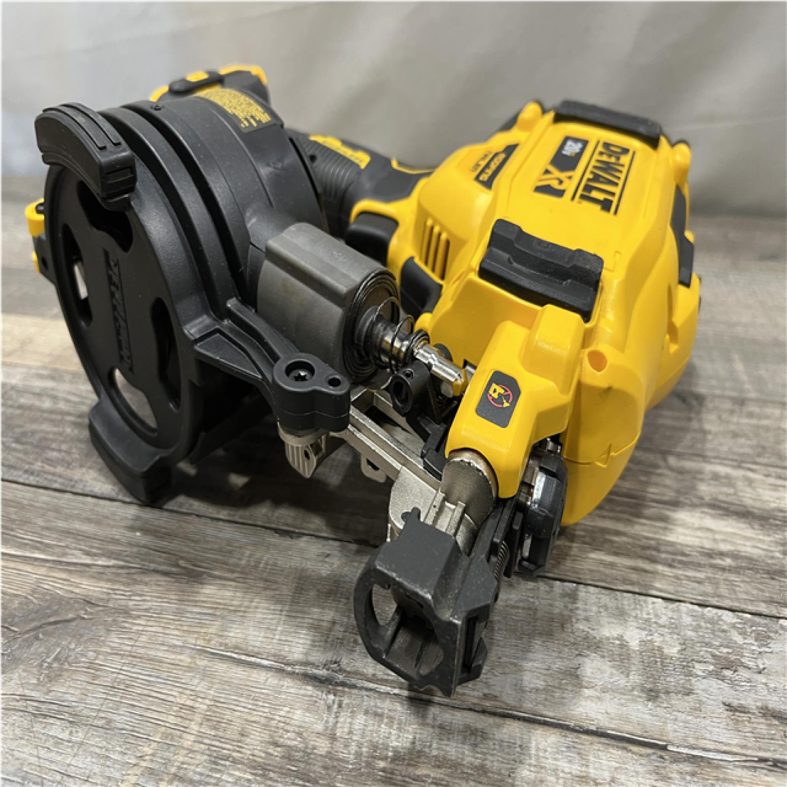 AS-IS DEWALT 20V MAX 15-Degree Electric Cordless Roofing Nailer (Tool Only)