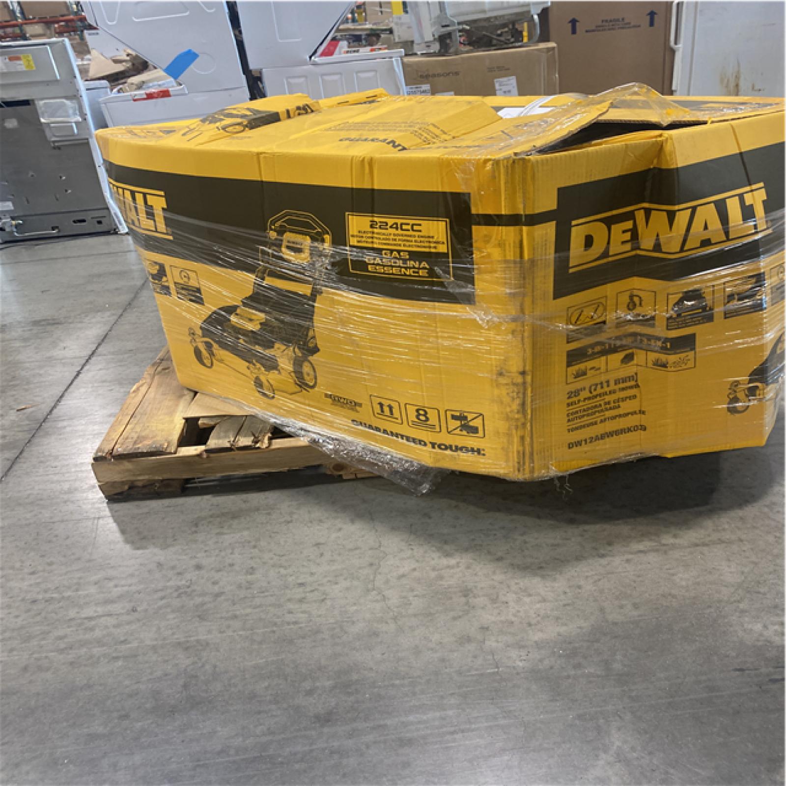 DALLAS LOCATION- DeWalt 28 in. 224cc Engine 3-in-1 Gas RWD Self-Propelled Lawn Mower