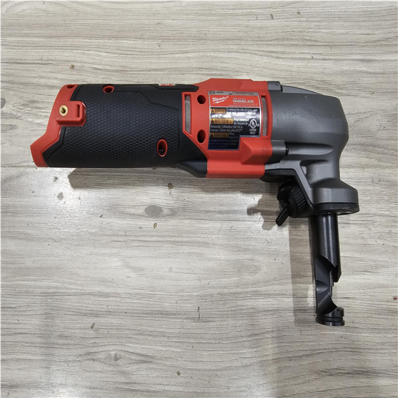 AS-IS Milwaukee FUEL 12-Volt Lithium-Ion Brushless Cordless 16-Gauge Variable Speed Nibbler (Tool-Only)