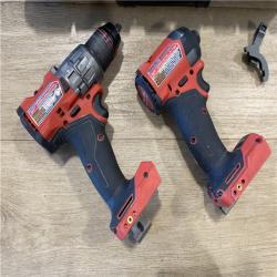 AS-IS Milwaukee FUEL 18V Lithium-Ion Brushless Cordless Hammer Drill and Impact Driver Combo Kit