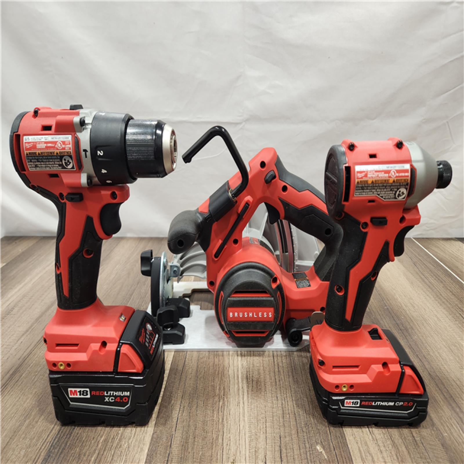 AS-IS- Milwaukee M18 4-Tool Combo Kit