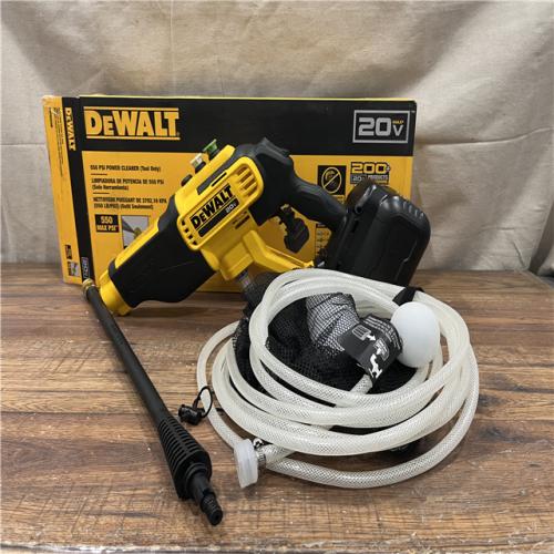 AS-IS Dewalt 20V 550 PSI  1 GPM Cordless Power Cleaner W/ 4 Nozzles Tool-Only DCPW550B