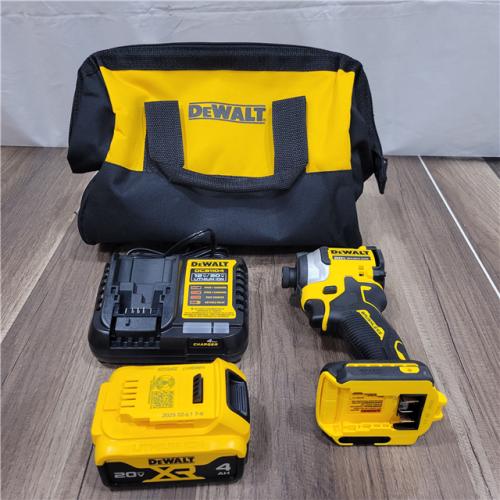 AS-IS DeWALT ATOMIC 20V MAX Cordless Compact Impact Driver Kit W/ Li-Ion Battery, 1/4, Brushless