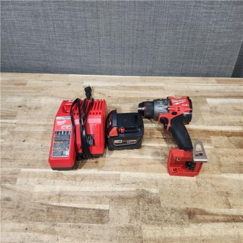 HOUSTON LOCATION - AS - IS Milwaukee FUEL 18V Lithium-Ion Brushless Cordless 1/2 in. Hammer Drill Driver Kit